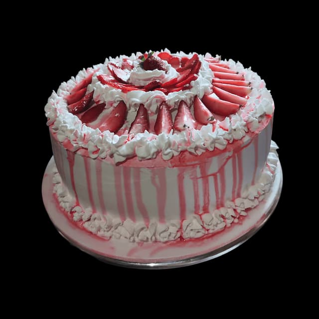 Foto de pastel Fresas con crema