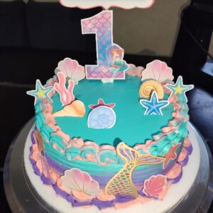 Pastel de La Sirenita