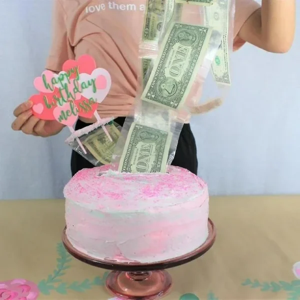 ¡Sorprende con Nuestro Increíble Pastel de Cumpleaños con Dinero! 🎂💰